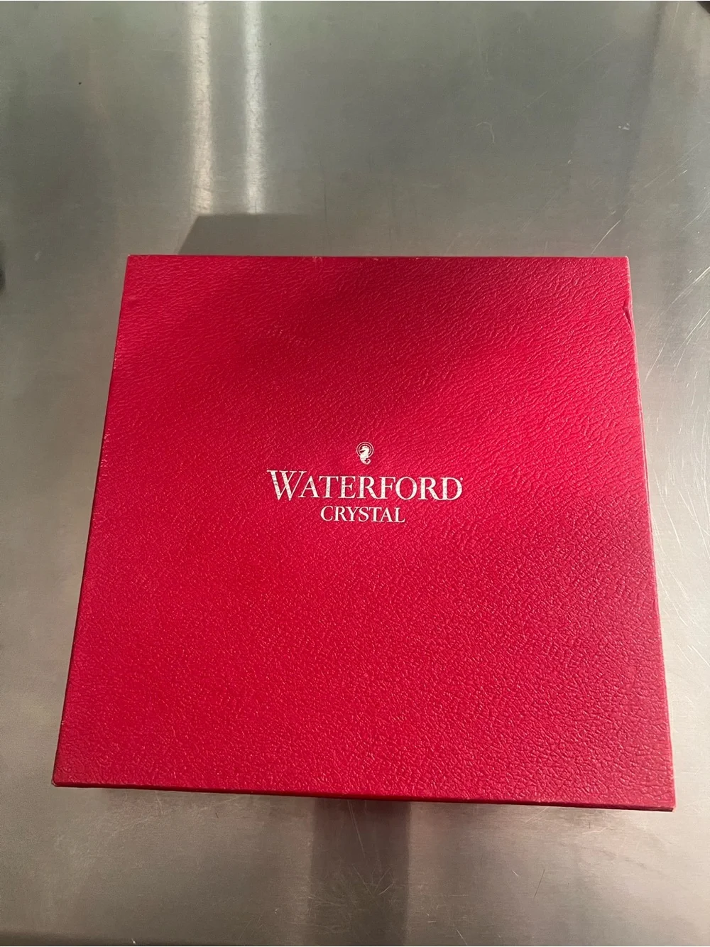 Waterford Crystal Clear Etched 'Christmas 1992' 12 Days of Christmas Plate/Box